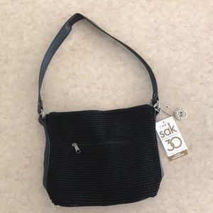 The Sak crocheted black bag. New with tags